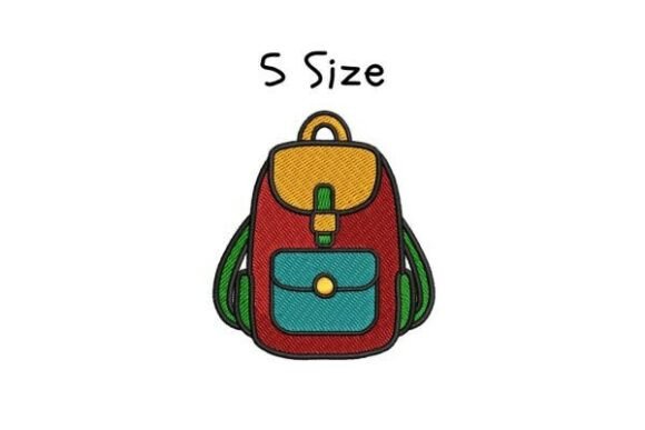 Backpack Embroidery Design