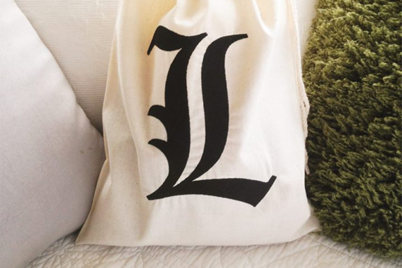 Blackletter Letter L: A Seasonal Embroidery Staple