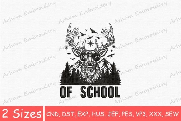 Deer 100 Days of School, Funny Buck