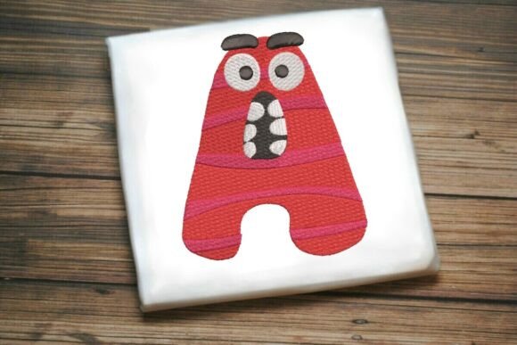 Fun Monster Alphabet Letter A