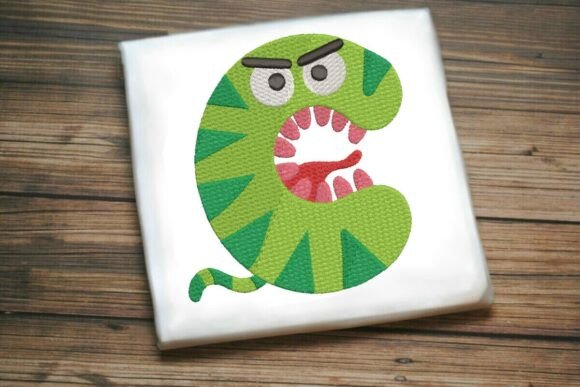 Fun Monster Alphabet Letter C