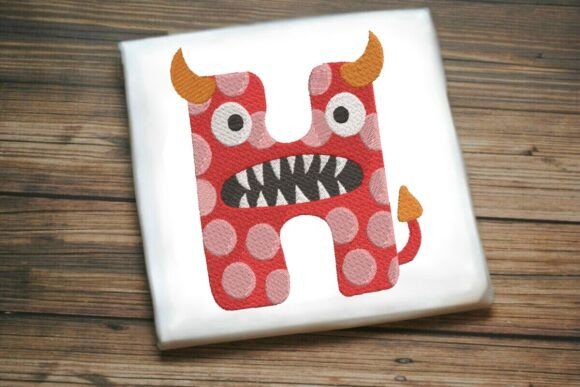 Fun Monster Alphabet Letter H
