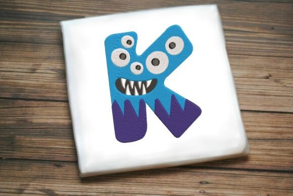 Fun Monster Alphabet Letter K
