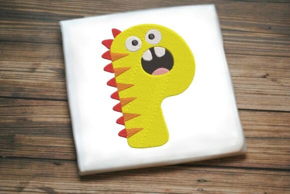 Fun Monster Alphabet Letter P