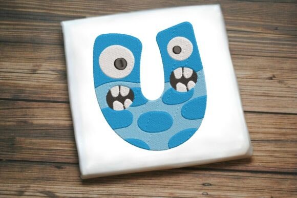 Fun Monster Alphabet Letter U
