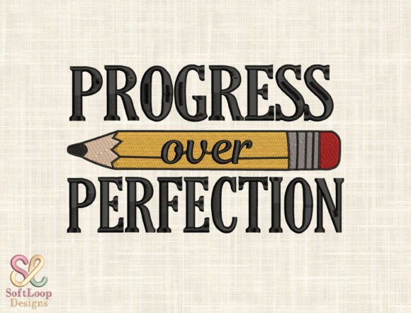 Motivational Teacher Embroidery Design