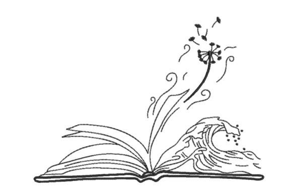 Open Book Magic – Wave Dandelion Line