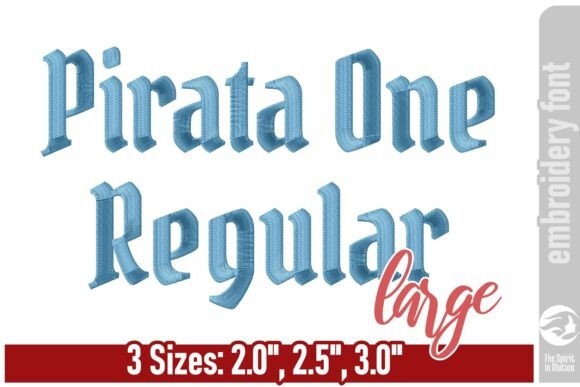 Pirata One Blackletter Font – Large
